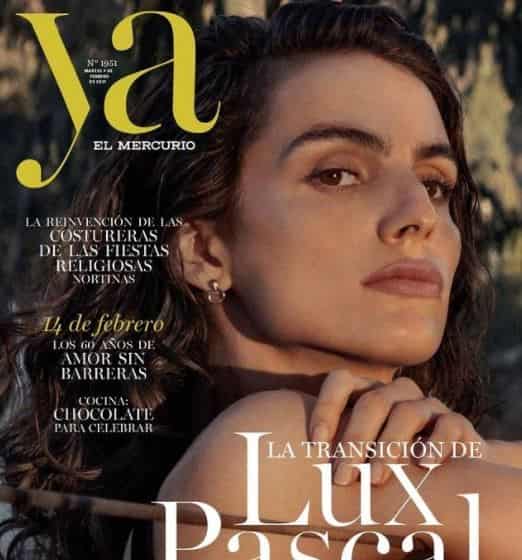 The YA magazine featured Lux Pascal on the cover page of their magazine. Is Lux married or she is single? Who is her husband?